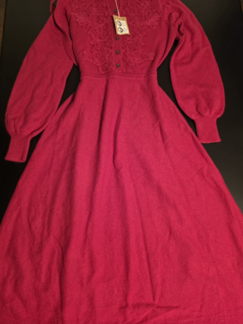 Women's Long-Sleeve Knit Dress